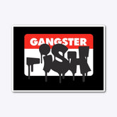 gangster-ish! Die Cut Sticker